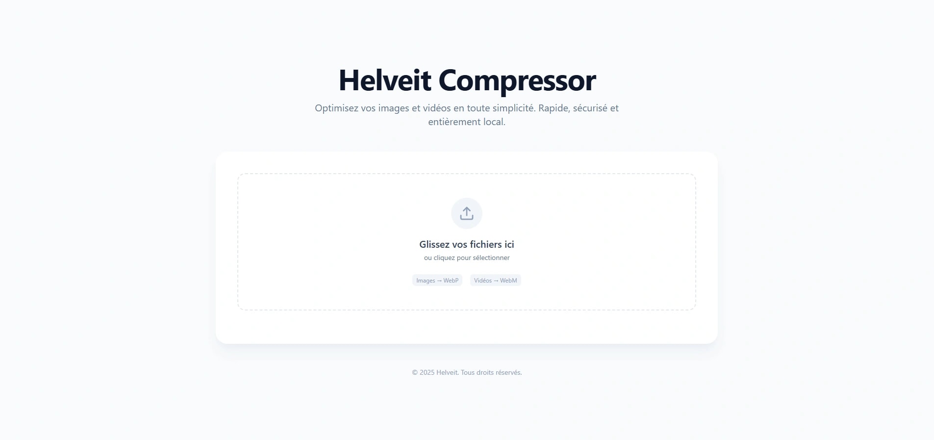 Aperçu du projet Helveit Compressor réalisé par Helveit